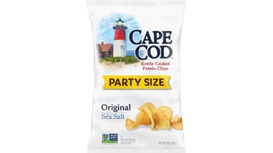Cape Cod Original with Sea Salt Kettle Cooked Potato Chips Party Size