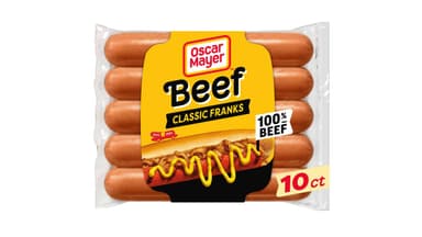 Oscar Mayer Fully Cooked Uncured Classic Beef Franks