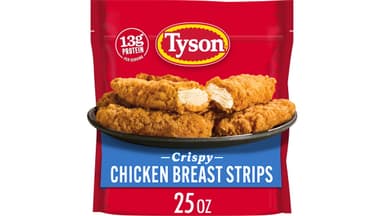 Tyson Frozen Fully Cooked Crispy Chicken Breast Strips