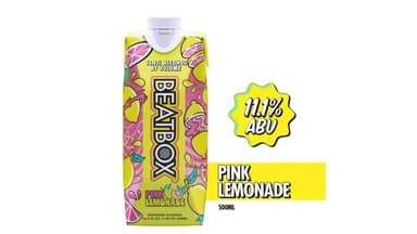 BeatBox Beverages Pink Lemonade Wine Cocktail