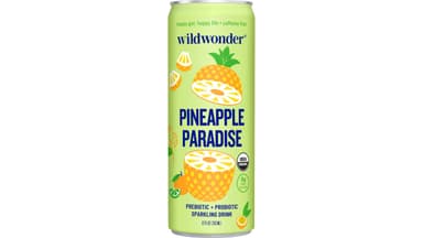 Wildwonder Prebiotic + Probiotic Pineapple Paradise Sparkling Drink