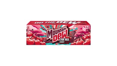 Mountain Dew Code Red Rush of Cherry Flavor Soda