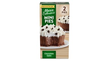 Marie Callender's Frozen Dessert Chocolate Satin Mini Pies