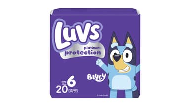 Luvs Platinum Protection Baby Diapers Size 6 35+ lb