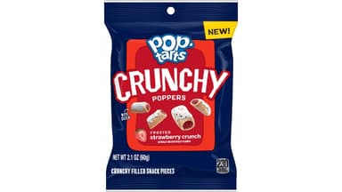 Pop-Tarts Frosted Strawberry Crunchy Poppers Filled Snack Pieces