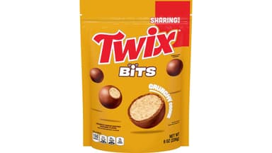 Twix Caramel Flavor Milk Chocolate Crunchy Cookie Candy Bits