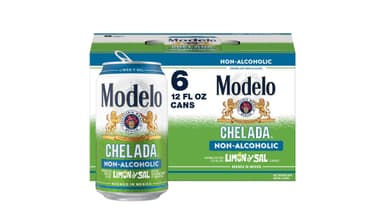 Modelo Chelada Limon Y Sal Non-Alcoholic Malt Beverage Mexican Import Brew