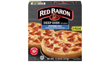 Red Baron Singles Deep Dish Pepperoni Pizza