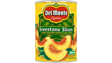 Del Monte Foods Freestone Slices Yellow Peaches in Heavy Syrup