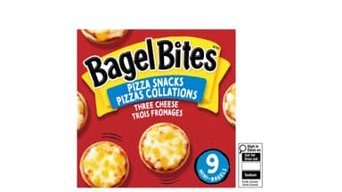 Bagel Bites Three Cheese Frozen Pizza Snacks