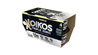 Oikos Vanilla Triple Zero Nonfat Greek Yogurt Cups