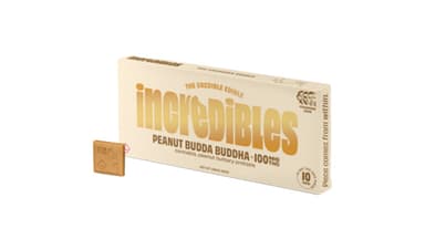 incredibles Peanut Budda Buddha Hemp THC Bar 10 mg THC