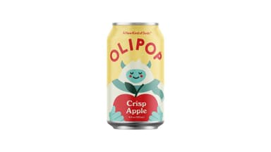 Olipop Crisp Apple Prebiotic Soda