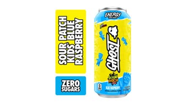 GHOST Energy Zero Sugar Sour Patch Kids Blue Raspberry Energy Drink
