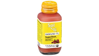 Sol-ti Immuni-Ti Supershot Organic Vegan Keto Paleo Raspberry Living Beverage