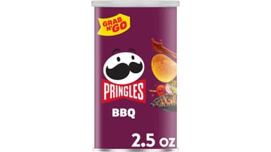 Pringles Grab N Go BBQ Potato Chips