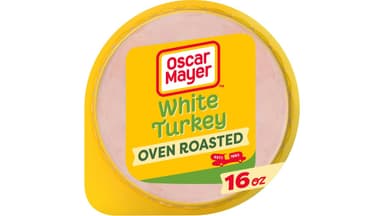 Oscar Mayer Oven Roasted Sliced White Turkey Lunch Meat