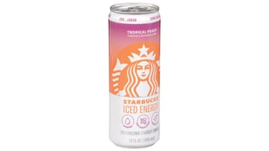 Starbucks Zero Sugar Tropical Peach Sparkling Energy Drink