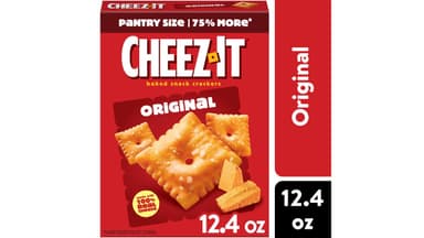 Cheez-It Original Cheese Baked Snack Crackers Box Pantry Size