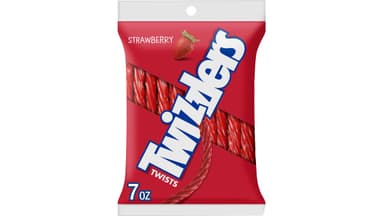 Twizzlers Twists Low Fat Strawberry Flavored Licorice Style Candy