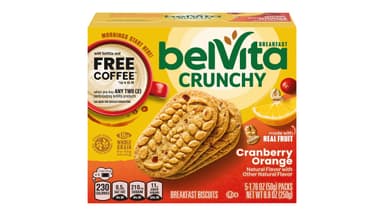 BelVita Crunchy Cranberry Orange Breakfast Biscuits