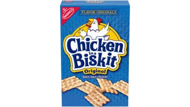 Chicken in a Biskit Original Flavor Baked Lunch Snack Crackers
