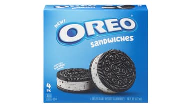 Oreo Frozen Dairy Dessert Sandwiches