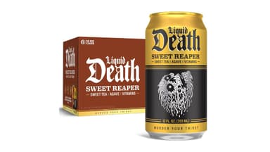 Liquid Death Low Calorie Sweet Reaper Iced Tea