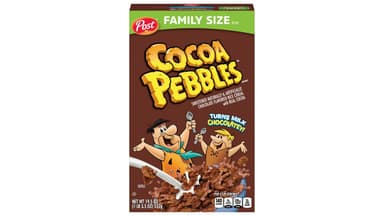 Cocoa Pebbles Chocolate Flavor Rice Cereal Family Size