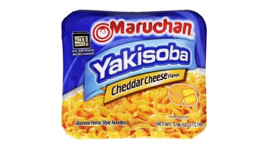 Maruchan Yakisoba Cheddar Cheese Flavor Microwave Japanese Noodles Bowl