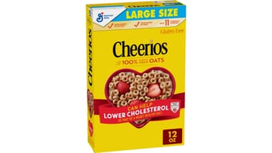 Cheerios Gluten Free Heart Healthy Breakfast Cereal, Large Size