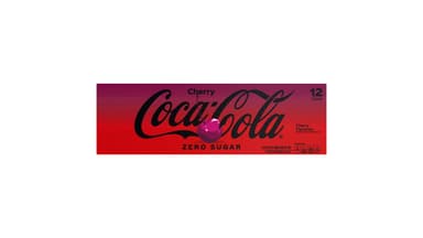 Coke Zero Cherry Soda Cans Fridge