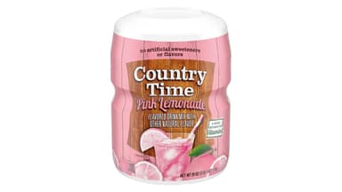 Country Time Pink Lemonade Powdered Drink Mix Canister