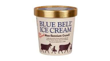 Blue Bell Moo-llennium Crunch Ice Cream