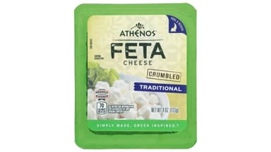 Athenos Traditional Crumbled Feta Cheese Tub