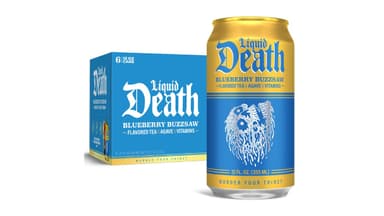 Liquid Death Low Calorie Blueberry Buzzsaw Iced Tea