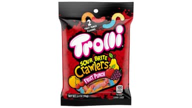 Trolli Sour Brite Crawlers Fruit Punch Gummy Worms