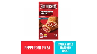 Hot Pockets Frozen Italian Style Crust Pepperoni Pizza Sandwiches