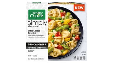Healthy Choice Simply Steamers Frozen Three Cheese Tortellini Meal Bowl