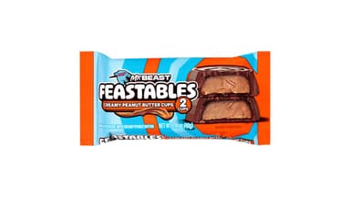 Feastables Creamy Milk Chocolate Peanut Butter Cups