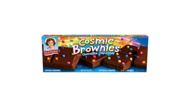 Little Debbie Cosmic Brownies with Chocolate Chip Candy