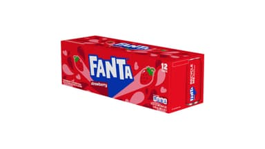 Fanta Strawberry Flavored Soda