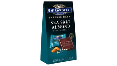 Ghirardelli Intense Sea Salt Almond Dark Chocolate Squares