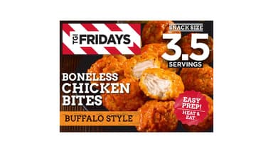 TGI Fridays Frozen Boneless Buffalo Style Chicken Bites Box Snack Size