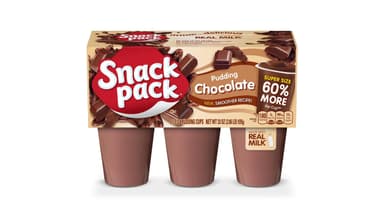 Hunt's Snack Pack Chocolate Pudding Cups Super Size