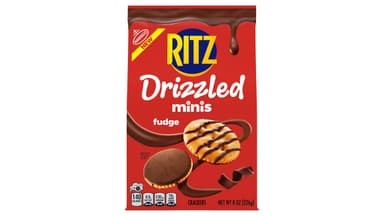 Nabisco Ritz Drizzled Minis Fudge Crackers