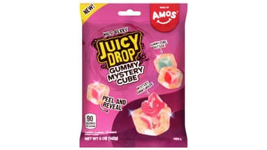 Juicy Drop Ages 4+ Wild Berry Gummy Mystery Cube Candy
