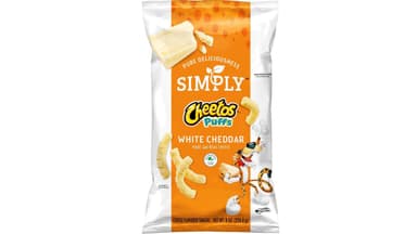 Cheetos Simply Puffs White Cheddar Cheese Flavored Snacks