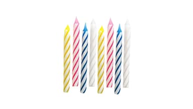 Spiral Multicolor Pastel Birthday Candles