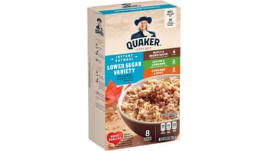 Quaker Oats Lower Sugar Instant Oatmeal Packets Variety